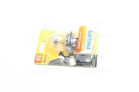 Лампа розжарювання R2 12V 45/40W P45t-41 STANDARD 1шт blister PHILIPS 12620 B1