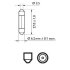 Лампа доп. освещ. STANDARD T6,2X27 12V 3W (картон) (мин. 10 шт.) PHILIPS 12818 CP (фото 3)
