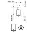 Автолампа вказівна 12929 T4W-02B 12V (BA9s) (блістер) (шт.) PHILIPS 12929 B2 (фото 3)