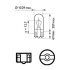 Лампа доп. освещ. STANDARD 12V W2,3W 2W W2,1x9.5d (картон) (мин. 10 шт.) PHILIPS 12960 CP (фото 3)