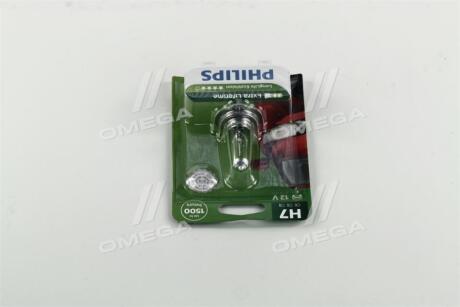 Автолампа H7 12V 55W PX26d LongerLife Ecovision (1 шт. в блістері) PHILIPS 12972 LLECO B1