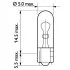 Автолампа вказівна WB T5 24V 1.2W (W2x4,6d) (шт.) PHILIPS 13516 CP (фото 3)