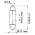 Лампа доп. освещ. STANDARD 24V C5W 5W SV8,5 (картон) (мин. 10 шт.) PHILIPS 13844 CP (фото 3)
