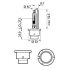 Лампа XENON VISION 42V D4R 35W PK32d-2 (картон) (1 шт.) PHILIPS 42406VIC1 (фото 3)