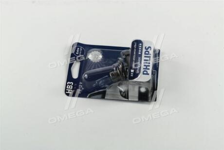 HB3 WhiteVision +60% (4300K) 12V 65W P20d Blst. 1 pc.(заміна 9005WVUB1) PHILIPS 9005WHV/B1