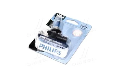 Лампа розжарювання HB4 12V 55W P22d Cristal Vision 1шт blister 4300K PHILIPS 9006 CVB1