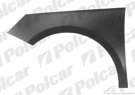 Крило переднє правий Polcar 130002