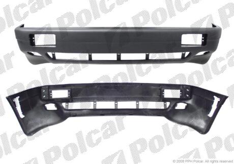Бампер передній AUDI 80 9/86- Polcar 1307072