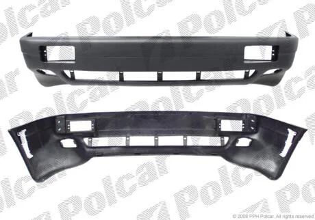Бампер передній AUDI 80 9/86- Polcar 1307072