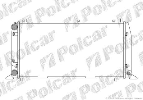 Радіатори охолодження Polcar 1307087