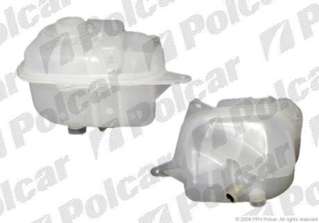Бачок компенсаційний Audi 100 85-90 1.8-2.3 Polcar 1307ZB1