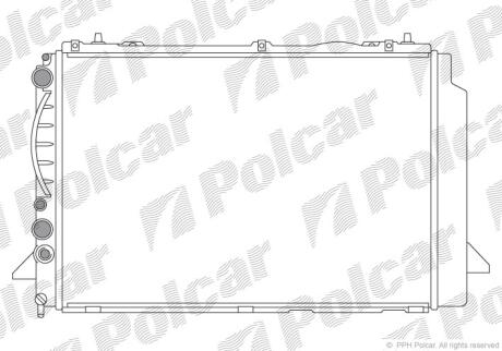 Радіатори охолодження Polcar 130808A2