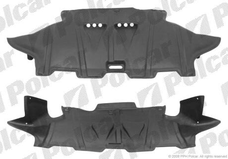Захист під двигун AUDI 80 91-96 Polcar 1308346