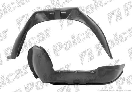 Підкрилок лівий AUDI 100,8/82-8/91 Polcar 1315FL1