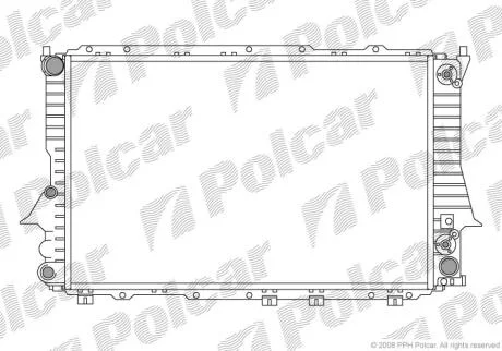 Радіатори охолодження Polcar 131608A8