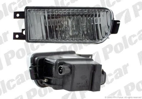 Фара передня, AUDI 100, 90- Polcar 131629E