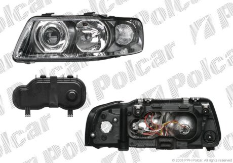 Фара основна, AUDI A3 00- Polcar 1323092E