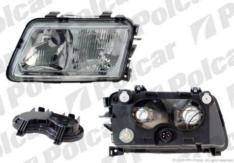 Фара основна, AUDI A3 96-99 Polcar 1323095E