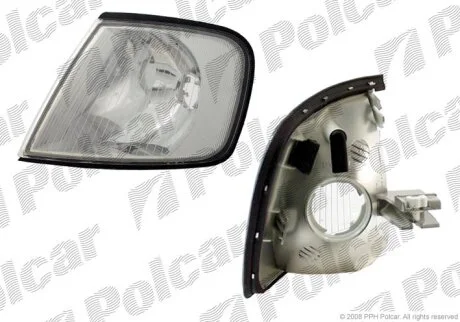 Вказівник повороту передній, AUDI A3 96-99 Polcar 1323190E