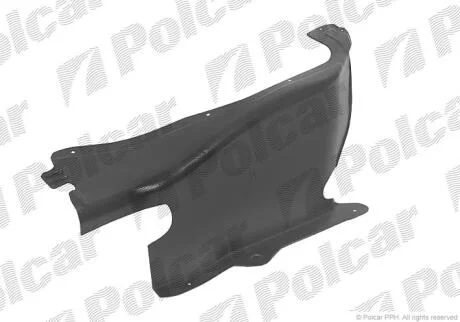 Захист під двигун правий AUDI A3 96-99 Polcar 13233481