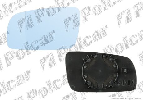 Вставка зовнішнього дзеркала лівий, AUDI A3/A6/A8 94-/96 Polcar 1323544M