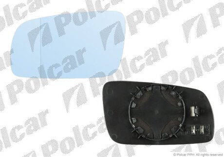 Вставка зовнішнього дзеркала лівий AUDI A3/A6/A8 94-/96 Polcar 1323546M