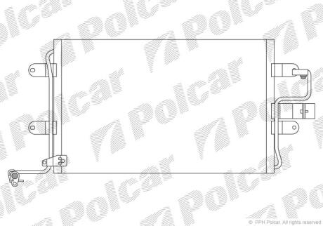 Радіатори кондиціонера Polcar 1323K8C2
