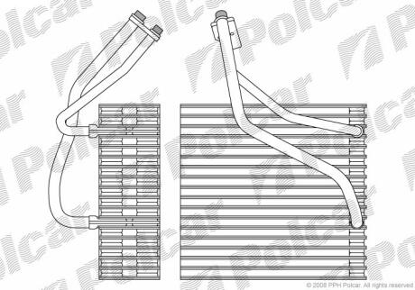 Випарник кондиціонера Polcar 1323P81