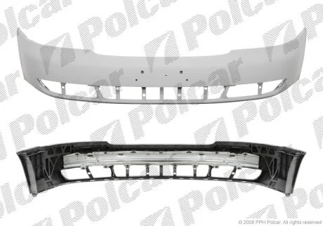 Бампер передній, AUDI A4 11.94- Polcar 132407J