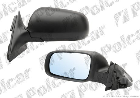 Дзеркало зовнішнє правий, AUDI A4 95- Polcar 1324524M