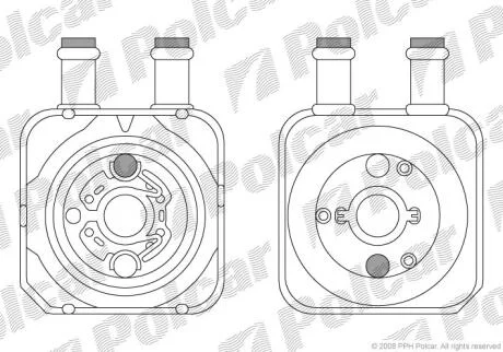 Радіатори масла Polcar 1324L82X