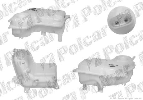 Бачок компенсаційний Audi A6 2.5TDi 97-04 Polcar 1324ZB4