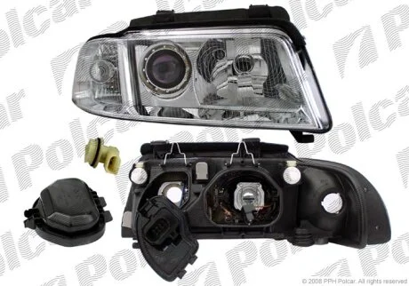 Фара основна, AUDI A4, 99- Polcar 1325101E
