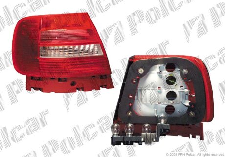 Ліхтар задній, AUDI A4, 99- Polcar 1325870E