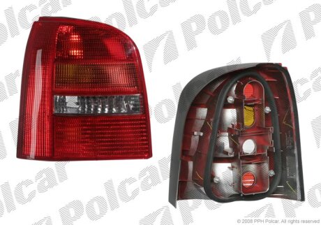 Ліхтар задній, AUDI A4, 99- Polcar 1325872E