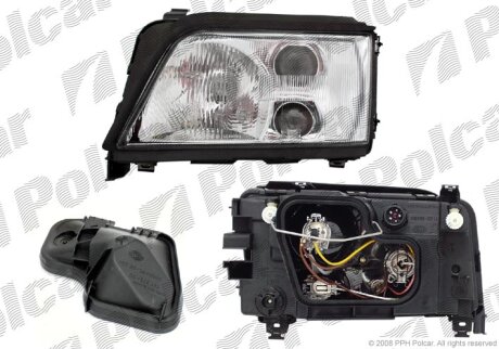 Фара основна, AUDI A6, 94- Polcar 1326092E