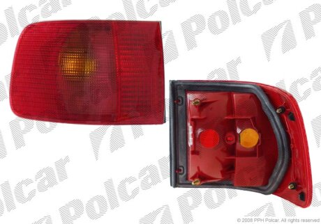Ліхтар задній, AUDI A6, 94- Polcar 132688E