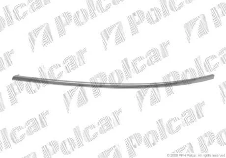 Молдинг бампера AUDI A6, 01- Polcar 13270711
