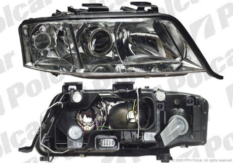 Фара основна, AUDI A6, 97- Polcar 1327092E