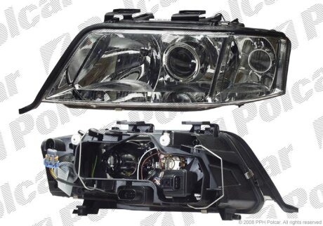 Фара основна, AUDI A6, 97- Polcar 1327093E