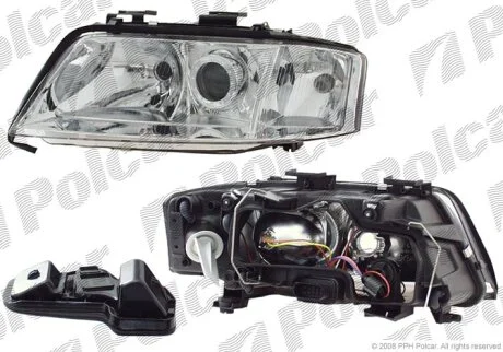 Фара основна, AUDI A6, 97- Polcar 132709E