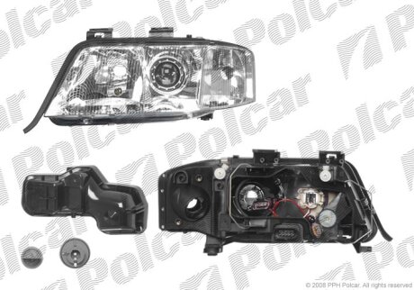 Фара основна, AUDI A6, 97- Polcar 1327101E