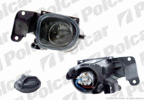Фара передня, AUDI A6, 97- Polcar 1327292E