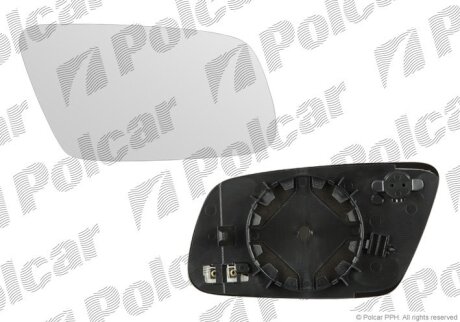 Вставка зовнішнього дзеркала правий, AUDI A6, 01- Polcar 1327555M