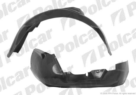Підкрилок правий AUDI A6 5.97- Polcar 1327FP1