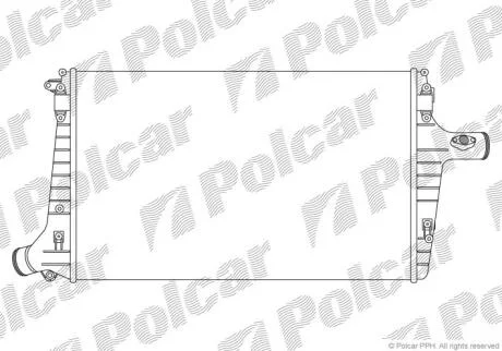 Інтеркулер Audi A6 C5 2.5Tdi 97- Polcar 1327J81