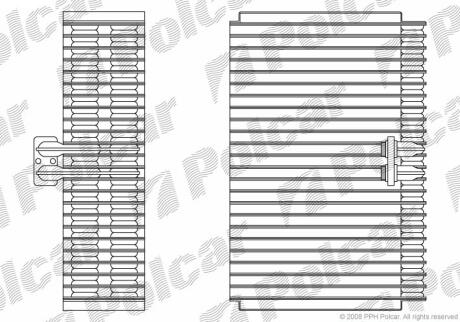 Випарник кондиціонера Polcar 1328P81