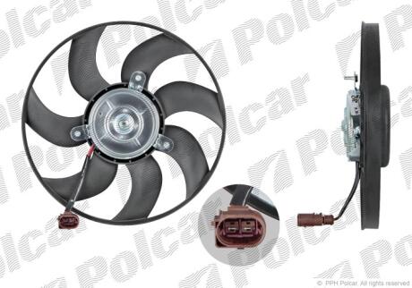 Вентилятор радіатора Audi A1, A3, TT,Skoda Octavia, Superb, Yeti VW Beetle, Caddy1.0-3.6 02.03- Polcar 133123U31