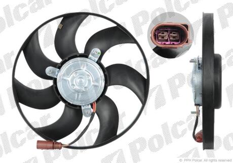 Вентилятор без кожуха Polcar 133123U51Q