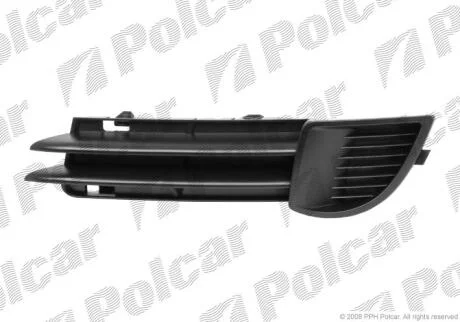 Решітка в бампері правий Polcar 1331276